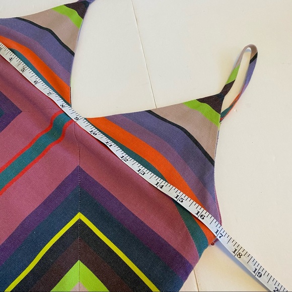 Mara Hoffman Georgia Rainbow Striped Dress Sz S - Picture 9 of 10